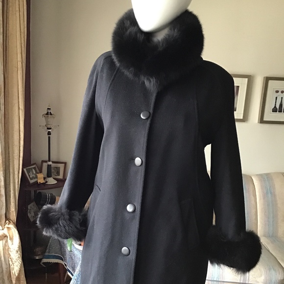 London Fog %100 wool long coat - Picture 10 of 16